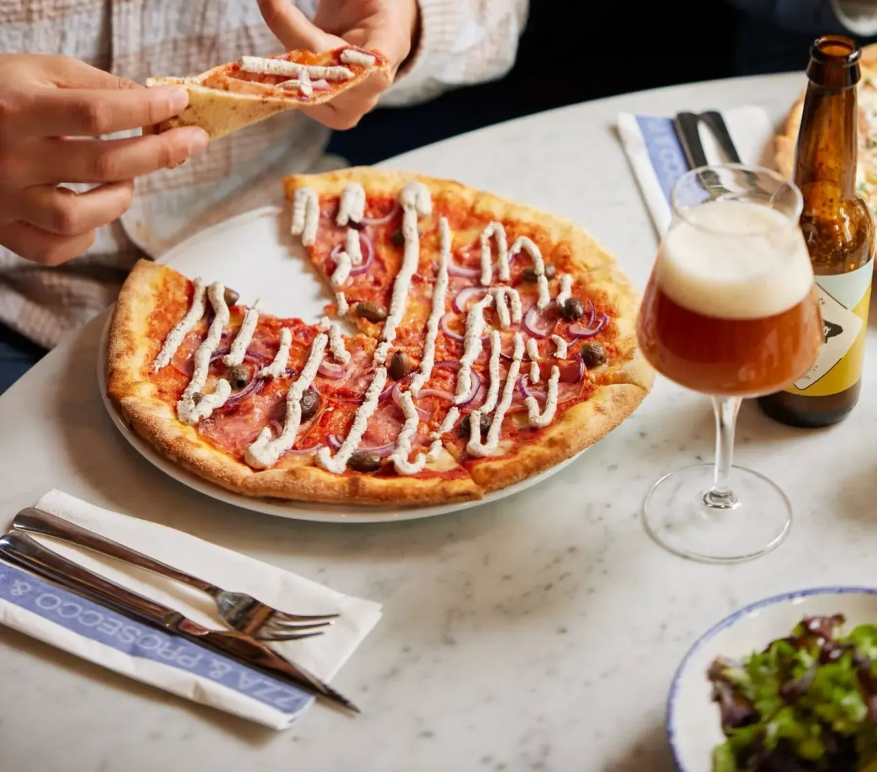 BookNoFees: Εστιατόριο – De Pizzabakkers – Amsterdam – Οι Πιτσαδόροι, φωτογραφία 1