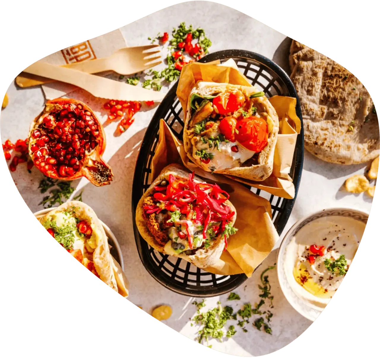 BookNoFees: Εστιατόριο – Sababa – Amsterdam – Λόγος, φωτογραφία 1