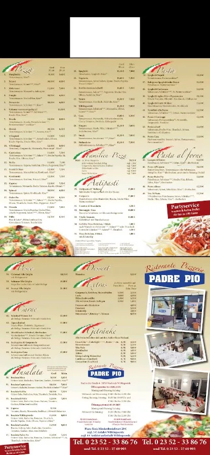 BookNoFees: Εστιατόριο – Pizzeria-Padre Pio – Nachrodt-Wiblingwerde – Πιτσαρία «Padre Pio», φωτογραφία 2