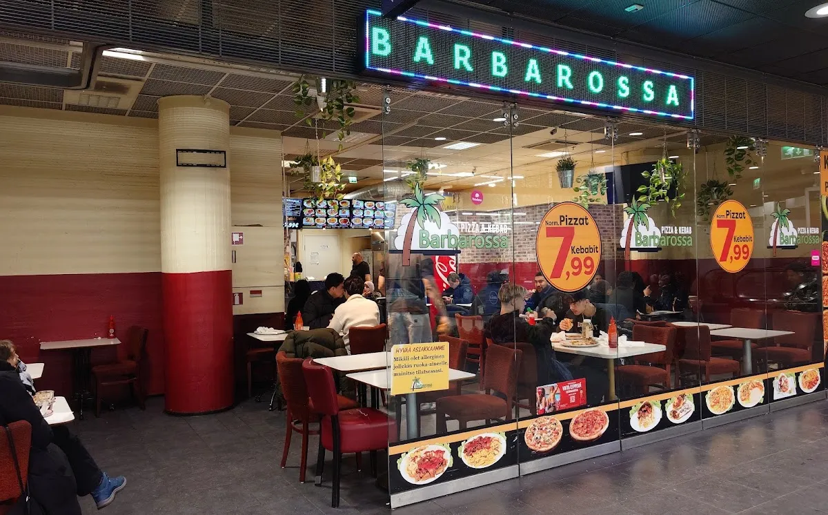 BookNoFees: Εστιατόριο – Barbarossa Pizza & Kebab – Helsinki – Barbarossa Πίτσα & Κεμπάπ, φωτογραφία 1